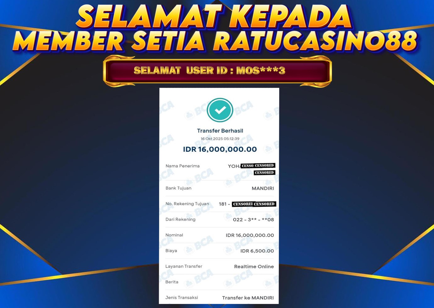 WITHDRAWAL MEMBER 91