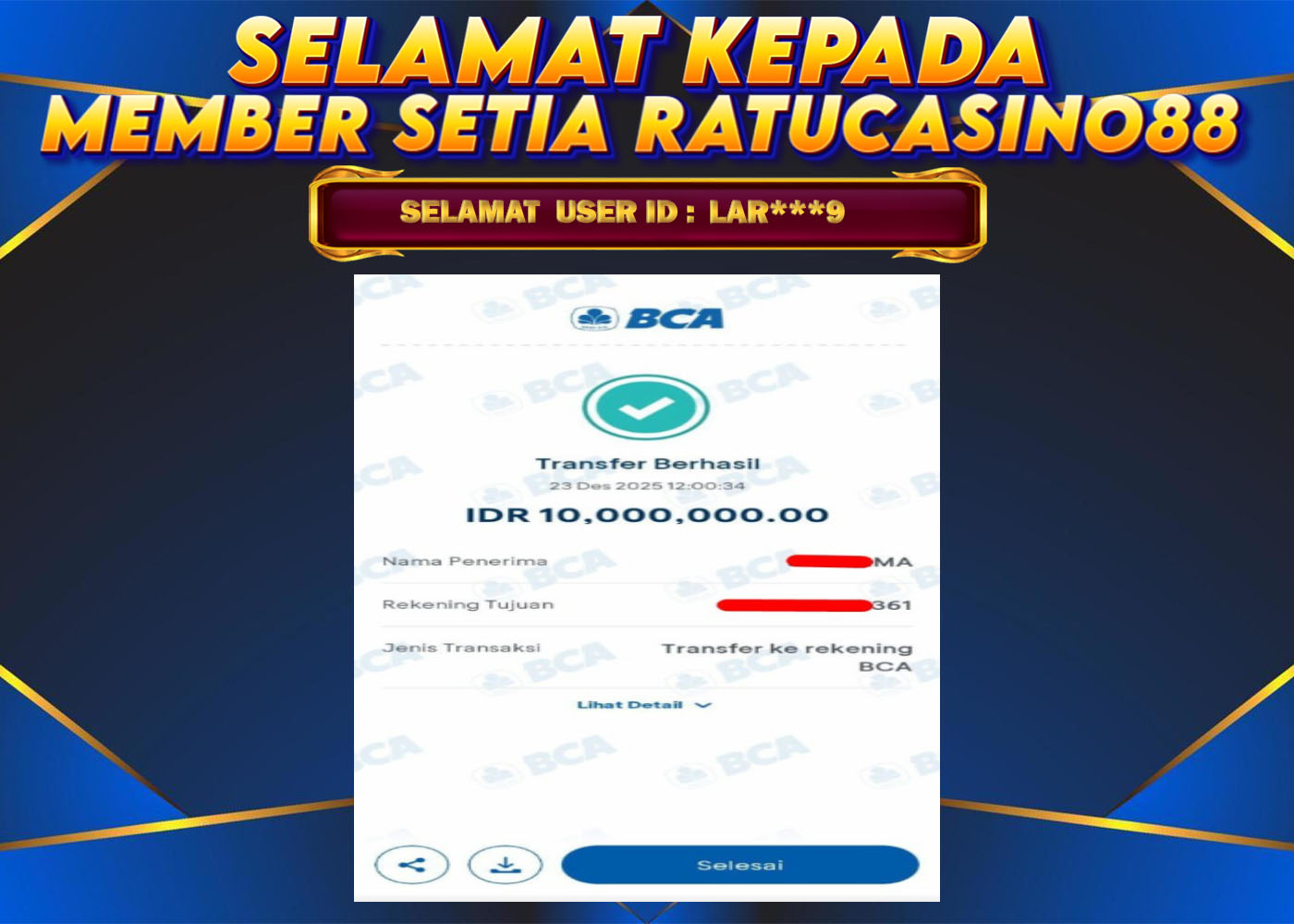 WITHDRAWAL MEMBER 169