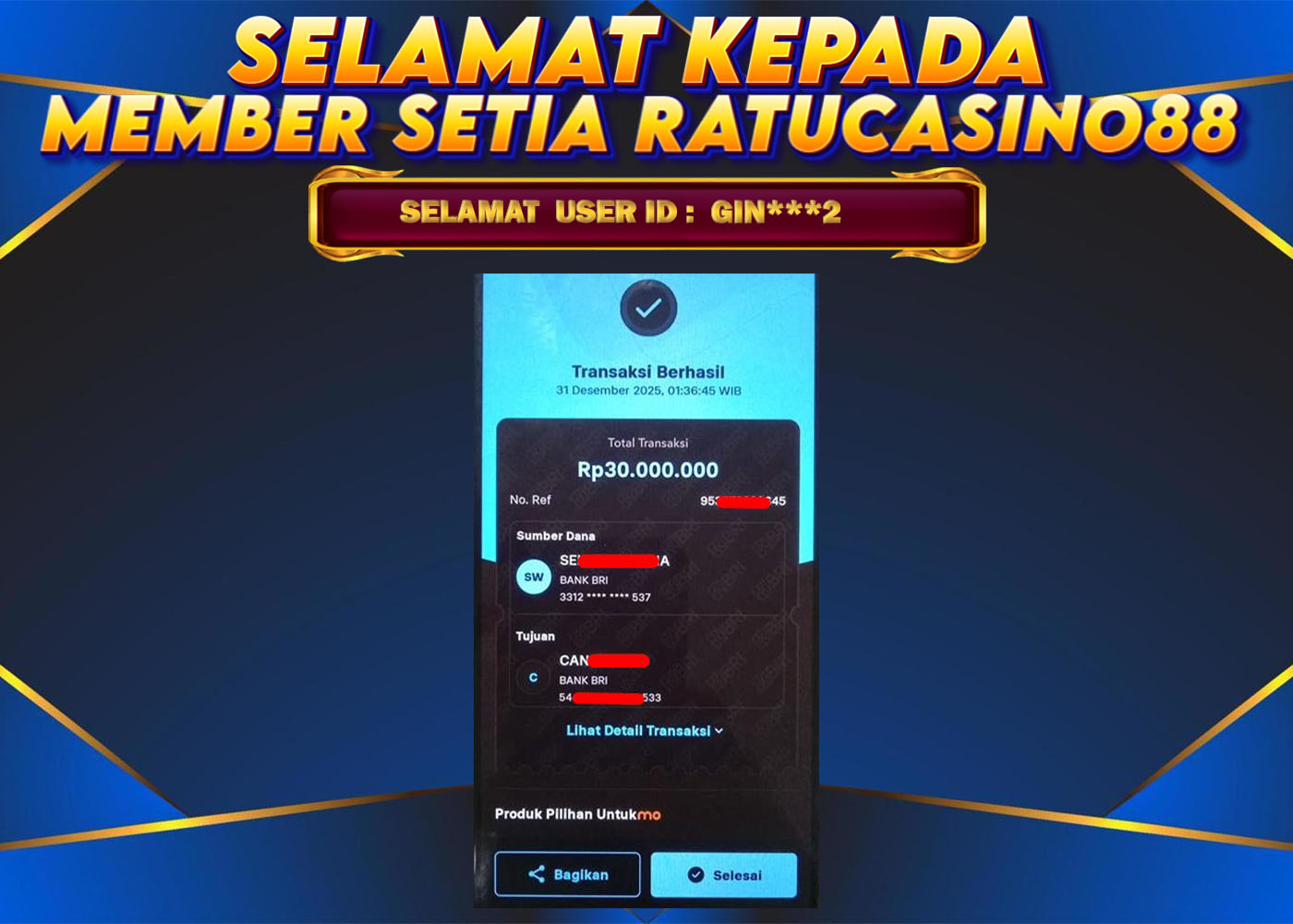 WITHDRAWAL MEMBER 180