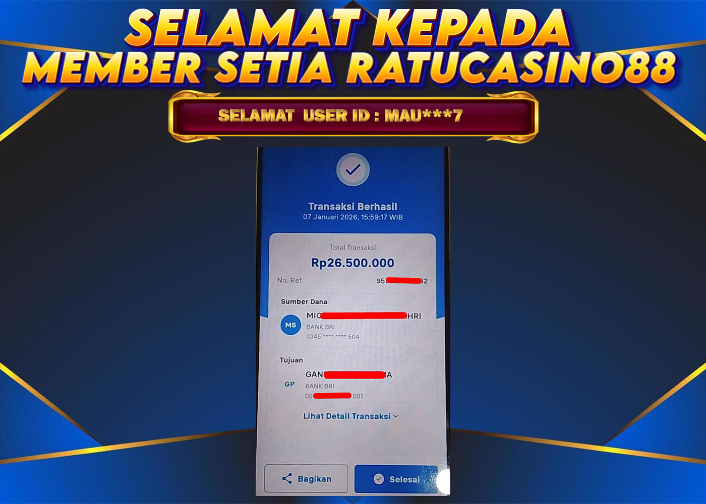 WITHDRAWAL MEMBER 188